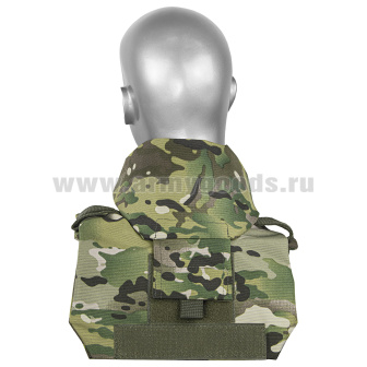 Воротник тактический "мультикам" (бронеэлементы из СВМПЭ в комплекте)